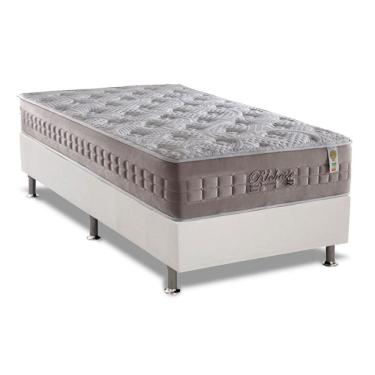 Imagem de Cama Box Solteiro: Colchão Molas Ensacadas Anjos Masterpocket Richesse + Base White(88X...