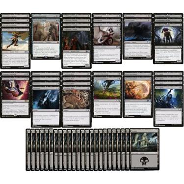 Imagem de Magic The Gathering Black Creature Reanimare Introductory Deck - Starter Deck - Mono Black - Modern Legal - Custom Built - MTG - 60 Card!