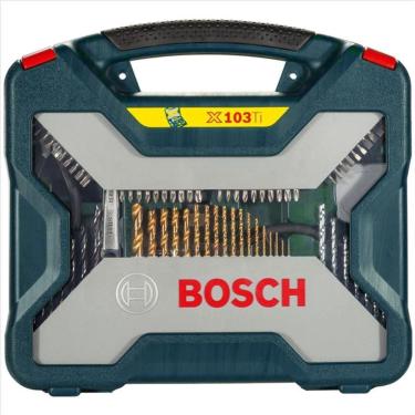 Imagem de Kit De Pontas E Brocas Em Titânio Bosch X-line 103 Peças - Bosch