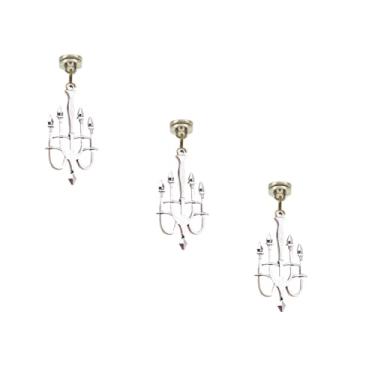 Imagem de Cabeça de dobradiça de latão, suporte de vela para decoração de casa, conta-gotas de dobradiça magnética, tampas de cabeça de dobradiça magnética, topo de pino de dobradiça de porta (prata)