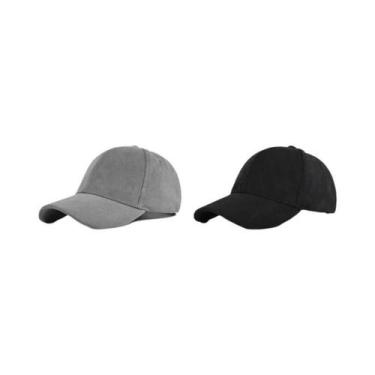 Imagem de Boné Snapback Unissex de Camurça - Ajustável, Retrô e Estilo Hip Hop, 