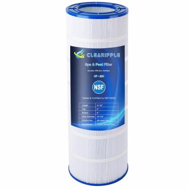 Imagem de Clearipple Filtro de piscina de 200 m² compatível com PAP200, CC200, Clean & Clear 200, R173217, Unicel C-9419, Filbur FC-0688, 59054400, C x OD: 79 cm x 26 cm, NSS. Certificado F, 4 Embalagem