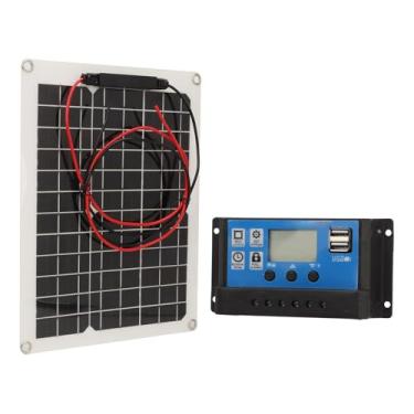 Imagem de WALFRONT Kit de Painel Solar 300W 12V 24V 50A IP67 Com Eficiente