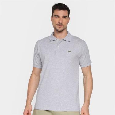 Imagem de Camisa Polo Lacoste Lisa Masculina, Mescla, G