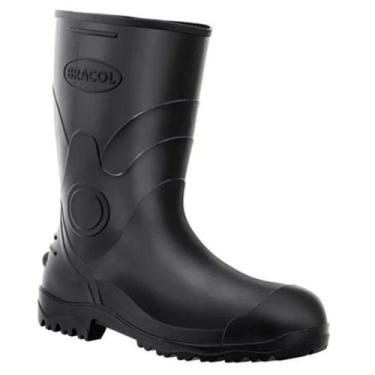 Imagem de Bota PVC Preta Impermeável Cano Curto 33 Bracol