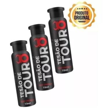 Imagem de Kit 3 Tesão de Touro Afrodisíaco Natural 10ml Sexy Fantasy - 25,90