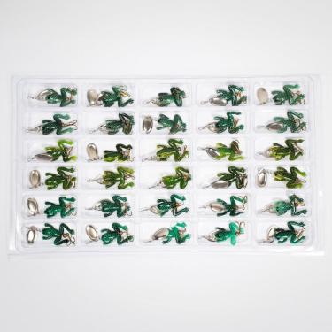 Imagem de Kit 30 Iscas Artificiais Sapo Tucunaré Pesca