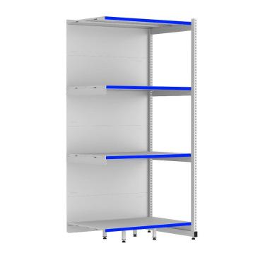 Imagem de Rack Parede 202 Fit 60 Continuação Branco 90x60 Pe Azul
