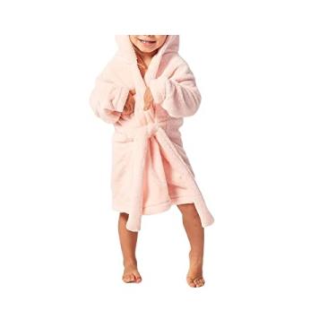 Imagem de ROUPAO MICROFIBRA C/CAPUZ BABY JOY FUNNY LISO C/BORDADO TAM UNICO PCT C/01UN //GATA ROSA