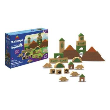 Imagem de Brincando De Engenheiro Dinos Dinossauros Criatividade Quantidade De P