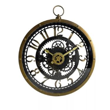 Imagem de Relógio De Parede Retrô Antigo Engrenagem Vintage Decoração