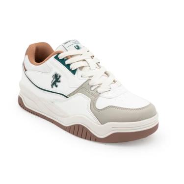 Imagem de Red Tape Lifestyle Tênis feminino com frente arredondada, palmilha calmante e resistente a impactos marrom 34 marrom, Marrom, 36