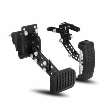 Imagem de Aspaton Extensores de pedal de freio e gás compatíveis com motoristas, carro, kart, passeio em brinquedos, extensor de freio universal