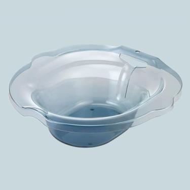 Imagem de Cuidados pós-parto Sitz Bath Sitz Bath para hemorroidas Sitz Bath para assento de vaso sanitário, alívio do períneo, kit de banho sentado para mulheres, área de estar mais ampla (azul)
