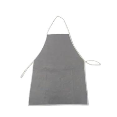 Imagem de AVENTAL COZINHA AÇOUGUEIRO PEIXEIRO EM KORINO FLANELADO CINZA ESCURO