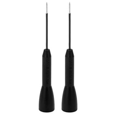 Imagem de aqxreight 2PCS Test Sonda Isolamento Simples 1mm Multímetro Piercing Sonda de Piercing 600V 10Black Teste Afetado por Circuitos Carregados Outros Materiais Feitos por Alto por Sturdy Não é Teste