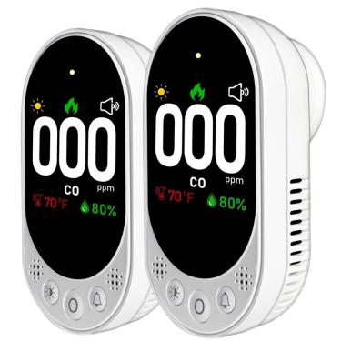 Imagem de Detector de monóxido de carbono VETOUCH Plug-in com temperatura e umidade