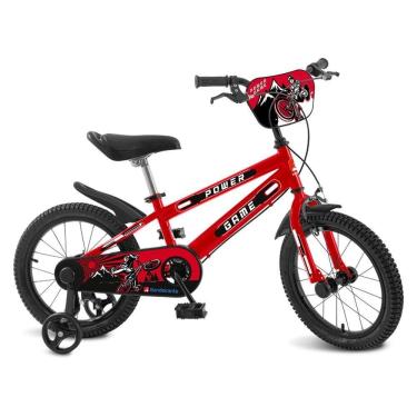 Imagem de Bicicleta Aro 16 Power Game Vermelha - Bandeirante
