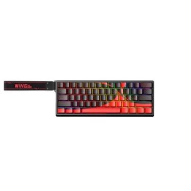 Imagem de Teclado Magnético Aula Win60he - 8000hz Black/red