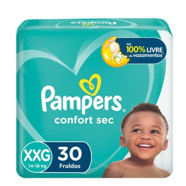 Imagem de Fralda Pampers Confort Sec XXG 30 unidades