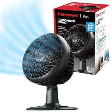 Imagem de Honeywell Ventilador de mesa oscilante Turbo Force, HT-906, preto, médio (Oscilado)