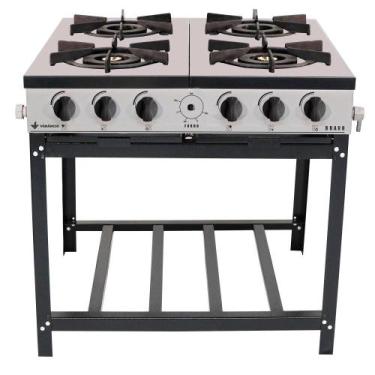 Imagem de Fogão Industrial Venâncio 4 Bocas Sem Forno Baixa Pressão