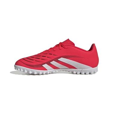 Imagem de adidas Tênis adulto unissex Predator Club Turf, Cinza: vermelho, 44 EU