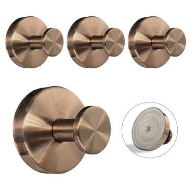 Imagem de Welsa Ganchos de ventosa para chuveiro - aço inoxidável, sucção forte, sem broca, cabide removível - parede de azulejo para banheiro e cozinha, porta de vidro, roupão de pendurar com gancho de espelho