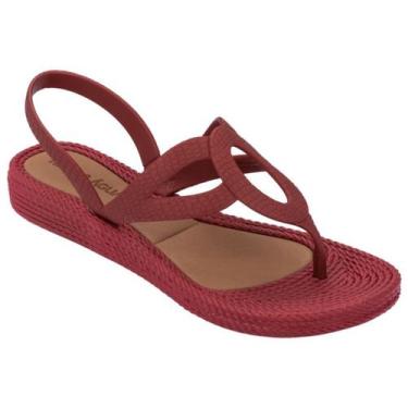 Imagem de Sandália ortopédica terra e água esporão feminina chinelo, Framboesa, 
