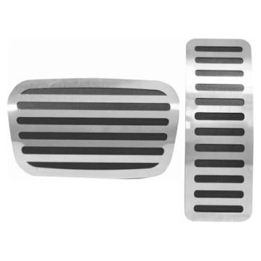 Imagem de Pedaleira lisa em Aço Inox compatível com Chevrolet Montana 2022/... Automático