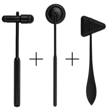 Imagem de Kit Martelo de Reflexo Neurológico BUCK BABINSKI TAYLOR BLK