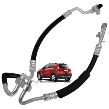 Imagem de Tubo de ar condicionado 42588256 - Substituição para 95376436 42366105 - Compatível com Chevrolet Trax 1.4L 2015-2020 e Buick Encore 1.4L 2013-2015 - Conjunto de compressor AC e mangueira condensadora