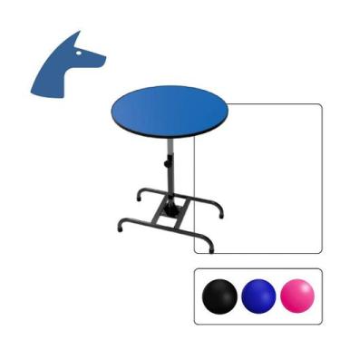 Imagem de Mesa de Tosa Redonda Minag com Tampo Giratório - Minag Secadores, Pret