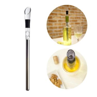 Imagem de Bastão Resfriador Vinhos Bico Aerador Dosador Inox Prana