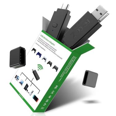 Imagem de TJPD Adaptador sem fio profissional para controle Xbox One X|S/Xbox Series X|S/Elite Series 2/PS5/PS4/Switch - Jogue no PS4/Switch (incompatível com Switch 2)/PC Windows11 e 10 (2 fotos)