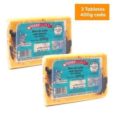 Imagem de Kit com 2 Doces de Leite com Ameixa Mineiro - Doces Uai 400g