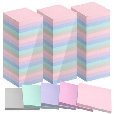 Imagem de Pacote Sticky Notes Fainne 120, 7,6 x 7,6 cm, Cute Color Office School