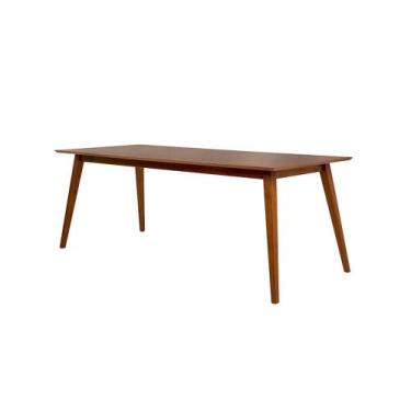 Imagem de Mesa de Jantar 8 Lugares em Madeira Lótus Meu Móvel de Madeira - Caram