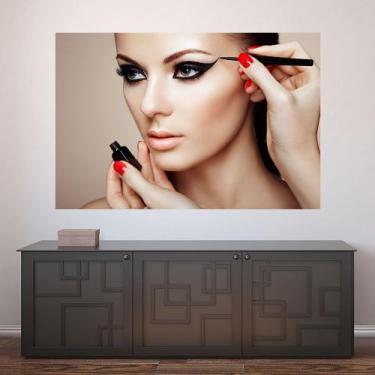 Imagem de Painel Adesivo de Parede - Salão de Beleza - Maquiagem - 826png - Allo
