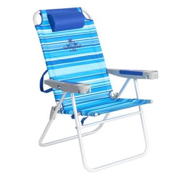 Imagem de Cadeira de praia dobrável SUNNYFEEL Tall Lightweight Cap 227 kg