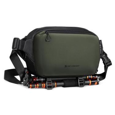 Imagem de Mochila Sling Bag & Camera DSLR K&F Concept 2 em 1 preto-verde