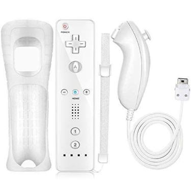 Imagem de Controlador de jogo NC Remote para Wii/Wii U com joystick Nunchuck