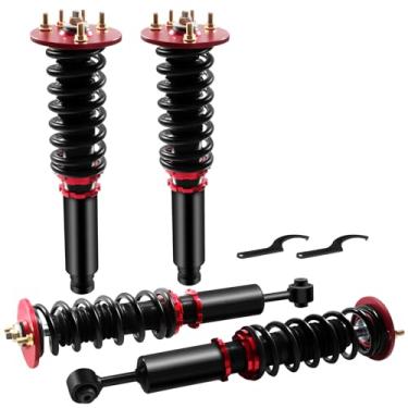 Imagem de SCITOO Kits de suspensão Coilover - Conjunto completo de amortecedores e suportes para Acura CL (2001-2003), Acura TL (1999-2003), Honda Accord (1998-2002)