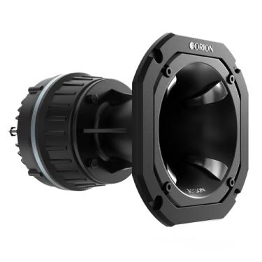 Imagem de ORION HCCA4DK Kit de driver de compressão de 10 cm de alto desempenho com buzina – máx. 2000 W, 500 W RMS, 8 Ohm, diafragma de titânio, bobina de voz ALR, ímã de neodímio – Sistemas de alto-falante de