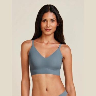 Imagem de Sutiã Top Com Bojo Removível Naked HOPE Lingerie - Ref. I21485, Azul g