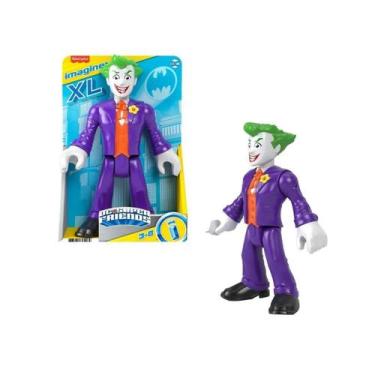 Imagem de Boneco coringa grande dc super friends imaginext - mattel hhh82/gpt41