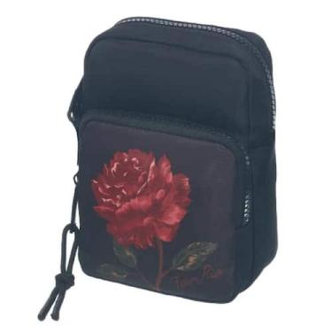 Imagem de Bolsa bag farm da gema rosalia preta 78324255 - FARM..RIO, Preto, Verm