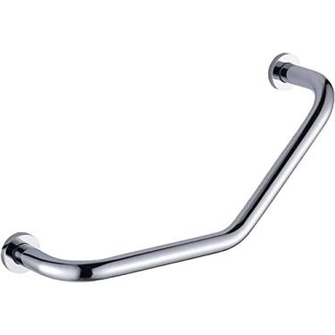 Imagem de QLDFX Barra de apoio para banheiro corrimão de banheiro barra de apoio de parede de cabelo liso de cobre refinado alça segura para corredor (A)