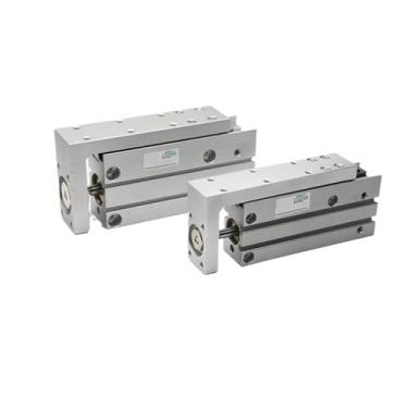 Imagem de Cilindro de trilho HLH HLH6 HLH10 HLH16 HLH20 HLH Série trilho lateral cilindro de mesa deslizante de precisão HLH16X20S HLH20X60S HLH10X30S 1 peça (25S, HLH10)