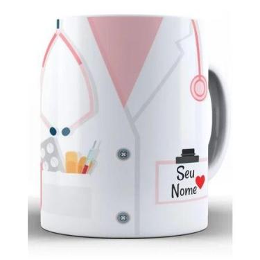 Imagem de Caneca Enfermagem Com Nome Presente Para Uma Enfermeira 325 ML Porcela